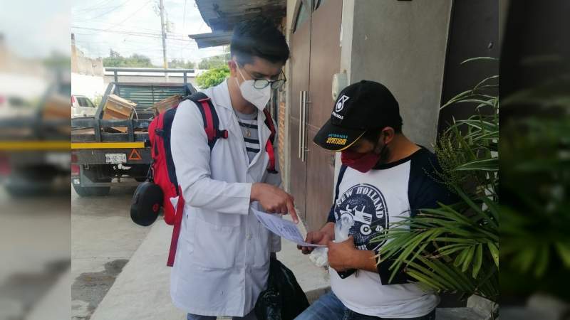 Realizan trabajos de saneamiento en colonias afectadas por las lluvias en Maravatío, Michoacán 