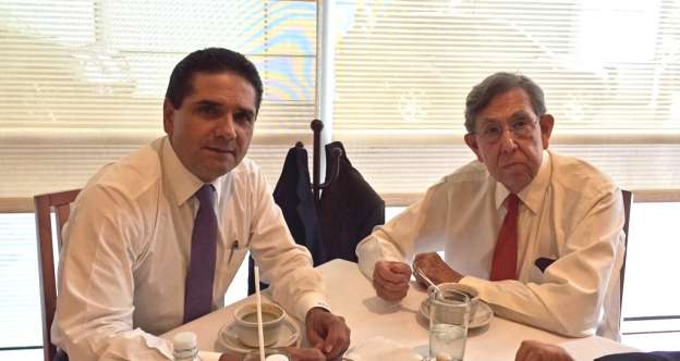 Se reúnen Silvano Aureoles y Cuauhtémoc Cárdenas 