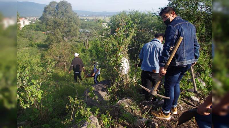 Inician campaña de reforestación en Cuitzeo, Michoacán 
