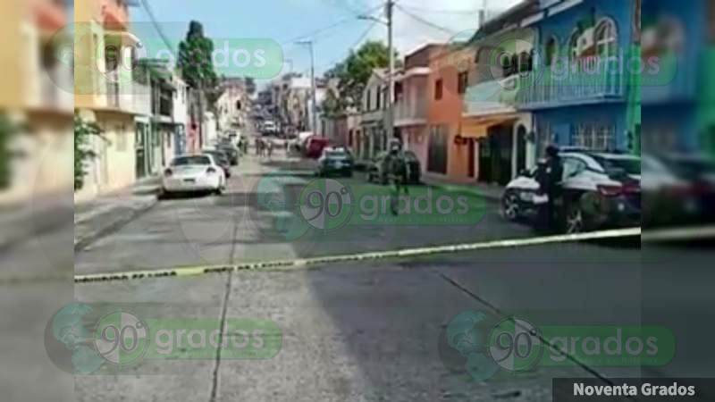 Atacan a tiros a dos personas en Morelia, Michoacán, hay un muerto y una herida