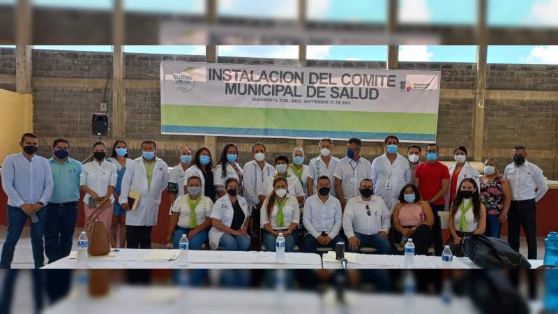 Con la integración de los Comités Municipales de Salud se fortalecer la estrategia para contener el Covid-19 en la Región Apatzingán