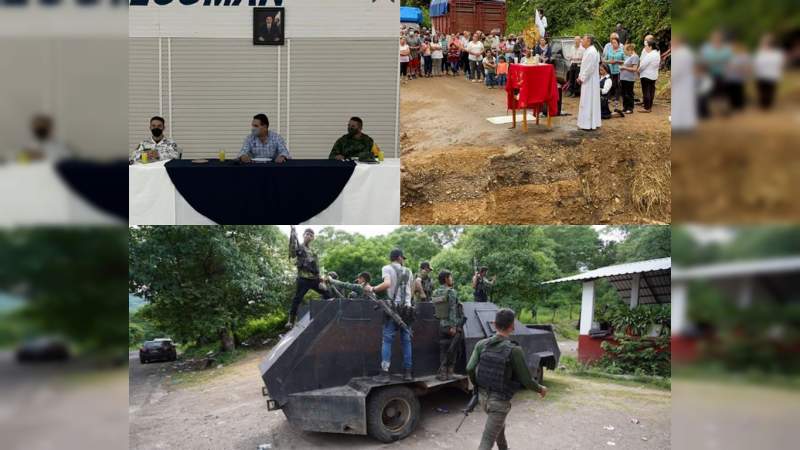 Aureoles prometió en agosto paz para Coalcomán: Hoy más de 200 pobladores son desplazados por la violencia 