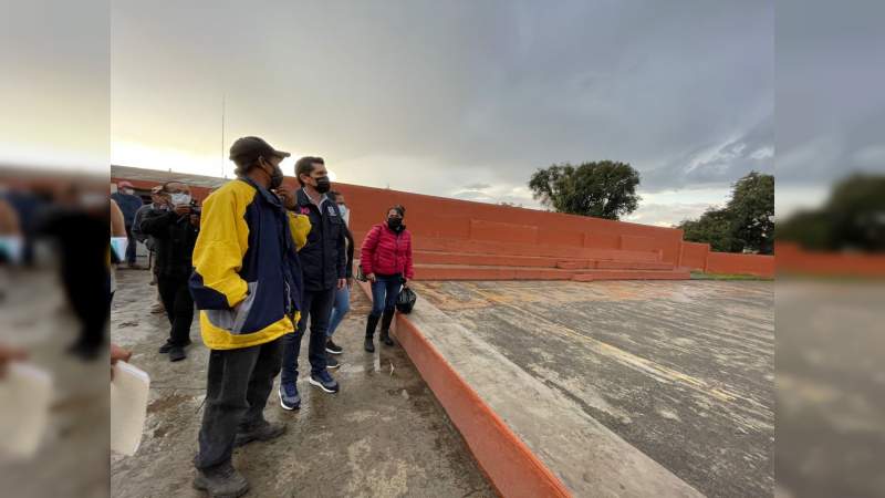 Anuncia Toño Ixtláhuac proyectos importantes para la Colonia Emiliano Zapata y El Cerrito, en Zitácuaro, Michoacán
