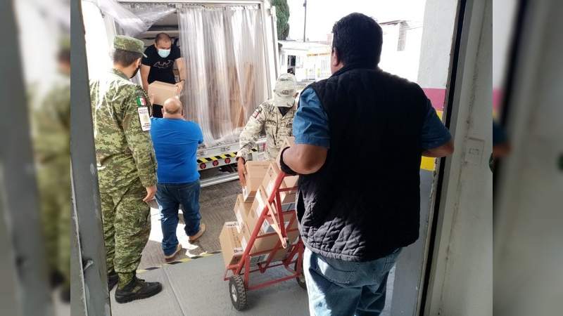 Recibe Ejército Mexicano  133,380 dosis de vacuna Pziser y 91,700 dosis de AstraZeneca
