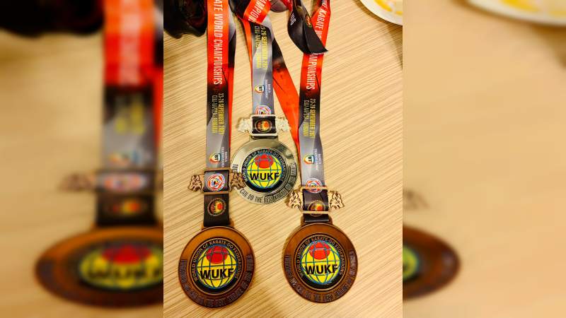 Karatecas michoacanos obtienen 3 medallas en Copa Mundial de Karate do 