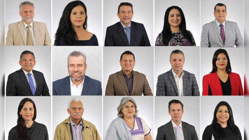 Presenta Bedolla a integrantes de su Gabinete legal 