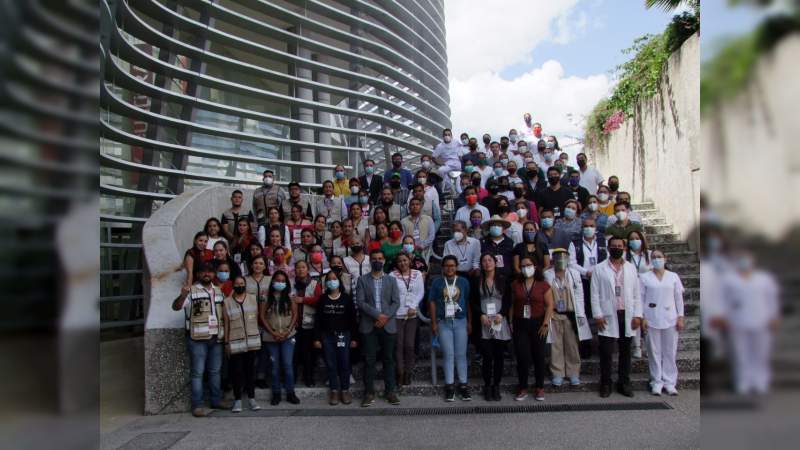 Aplicadas más de 47 mil vacunas contra Covid-19 en Poliforum de Morelia 
