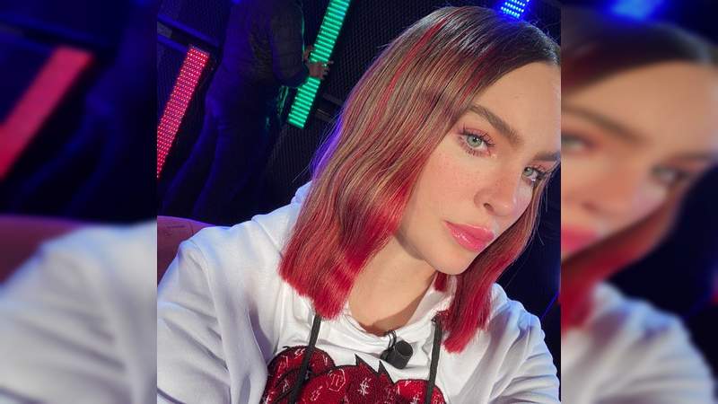 Belinda sorprende a sus seguidores en redes sociales con su colorido look 