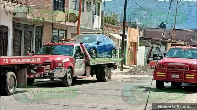 Fuerte balacera; en la detención de Juan Antonio “S”, ex encargado de la policía municipal, en Acámbaro, Guanajuato