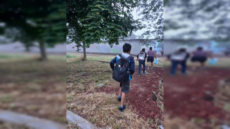 En Apatzingán, el regreso a clases presenciales es casi del 100 por ciento 