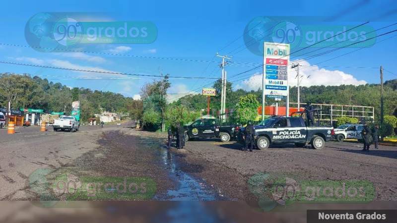 Continúan operativos para mantener la seguridad en la Región Oriente en Michoacán