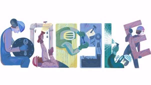 Google y Facebook conmemoran el Día del trabajo  