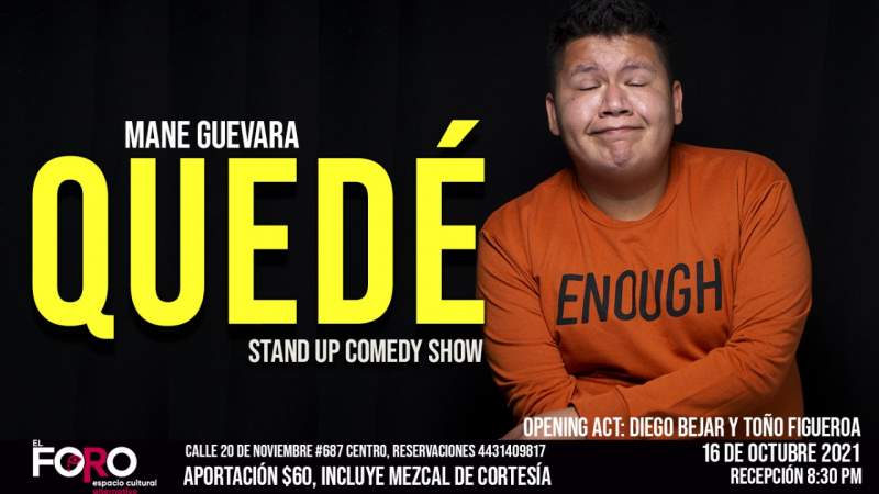 Mane Guevara, listo para "quedar" en nuevo show  