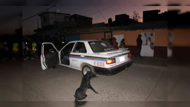 Taxista es asesinado en base de taxis de la ciudad de Álamo, Veracruz 