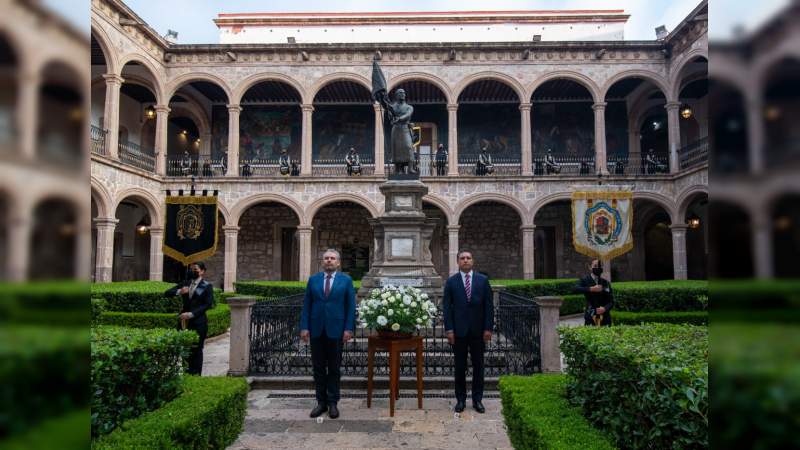 Celebra UMSNH el CIV aniversario de su fundación 