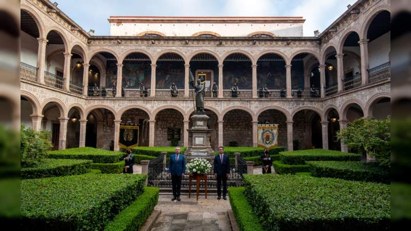 Celebra UMSNH el CIV aniversario de su fundación 