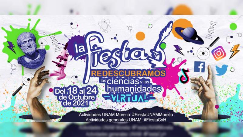 Realizará UNAM Morelia, novena edición de la Fiesta de las Ciencias y las Humanidades 