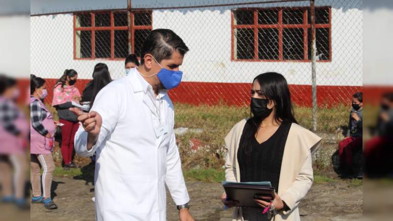 Da inicio Jornada de Salud Integral en comunidad de Santa Juana en Pátzcuaro, Michoacán