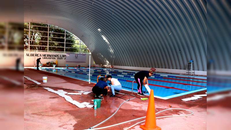 Todo listo para el Torneo Estatal de Natación “Mártires de Uruapan” 