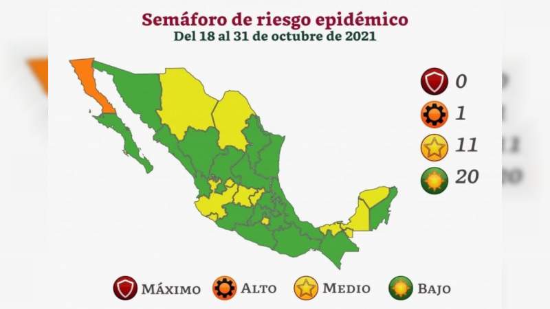 Michoacán pasa a Semáforo Verde 