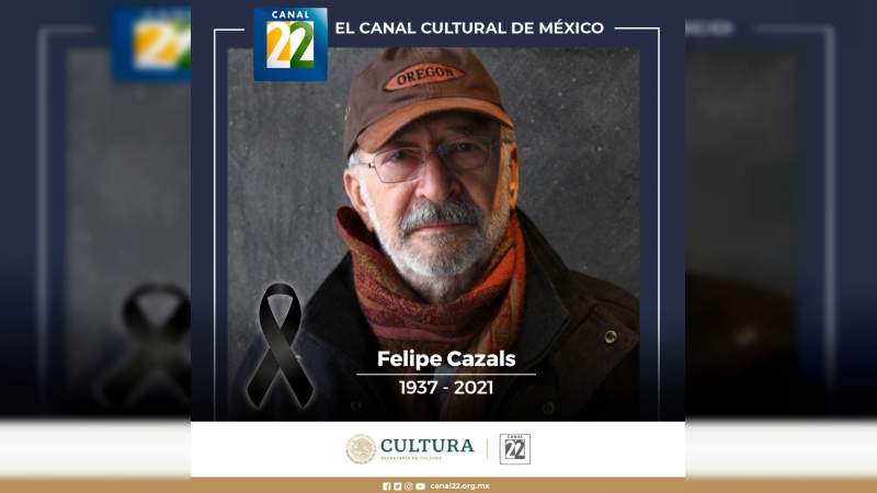 Fallece Felipe Cazals, aclamado cineasta mexicano 
