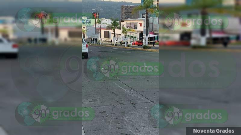 Balacera en la avenida Enrique Ramírez deja tres muertos en Morelia, Michoacán 