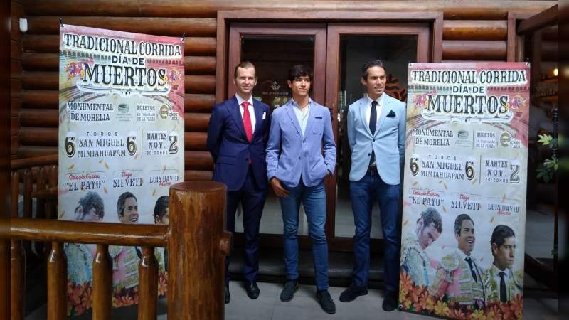 Llega empresa Nueva Era Taurina a la Monumental de Morelia, oficializa cartel de Noche de Muertos 