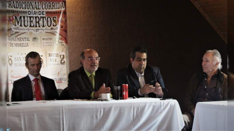 Llega empresa Nueva Era Taurina a la Monumental de Morelia, oficializa cartel de Noche de Muertos 