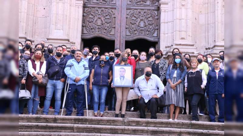 Conmemora STASPLE tercer aniversario luctuoso de Roy Andrade Rocila en Morelia 