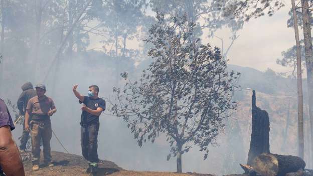 Graves daños por fuego en el cerro de Tancítaro, Michoacán - Foto 3 