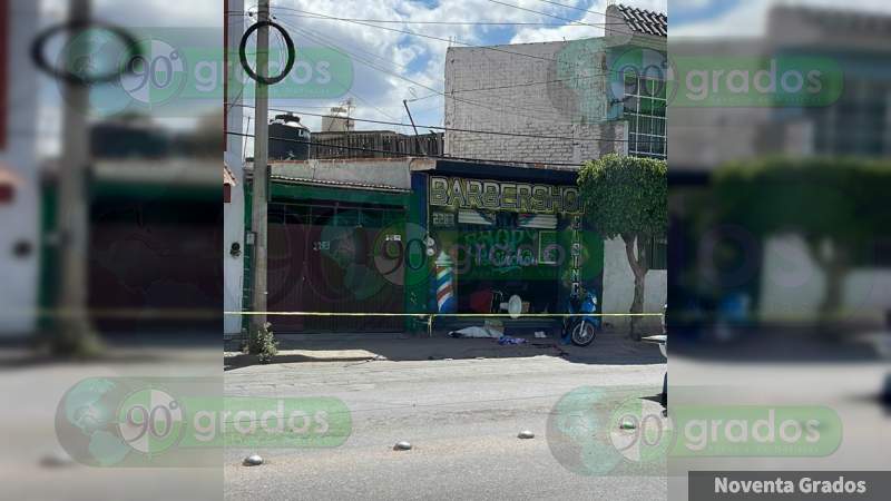 Sujetos armados disparan contra barbería en Irapuato, Guanajuato