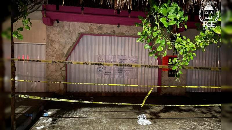Avanza investigación de balacera en bar La Malquerida en Tulum: Fiscalía  
