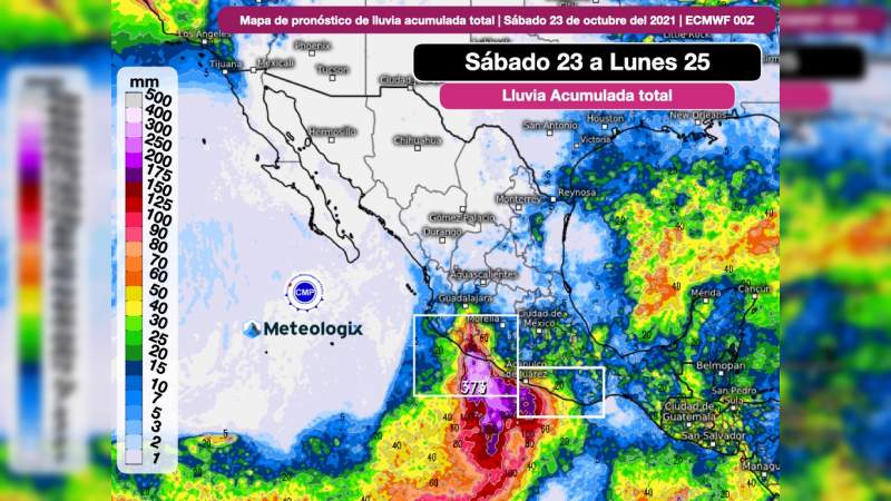 En alerta en por el huracán Rick: Alcanzaría categoría 3 en costas de Michoacán  
