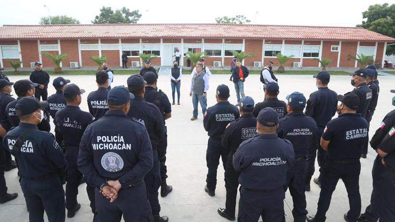 Supervisa Reyes Ortega operatividad del Cuartel de la Policía Michoacán Región Apatzingán y Subcentro C5i