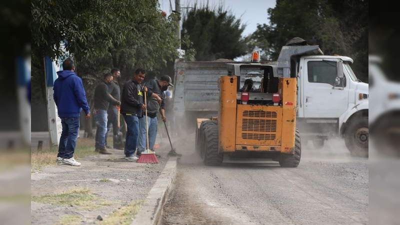 En Morelia, Michoacán, ayuntamiento impulsa mejoramiento integral de accesos viales