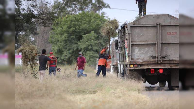 En Morelia, Michoacán, ayuntamiento impulsa mejoramiento integral de accesos viales