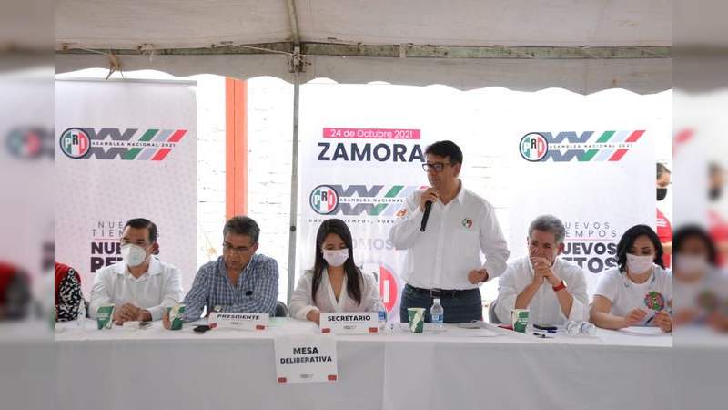 "El priismo michoacano tiene la oportunidad de aportar el mejor proyecto para el partido”, Eligio González 