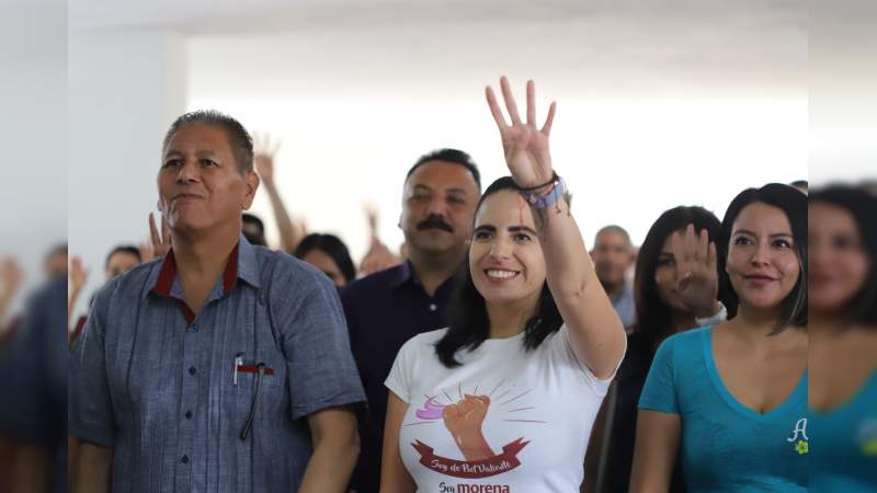 Morena continúa trazando la ruta de la unidad en Michoacán: Giulianna Bugarini  