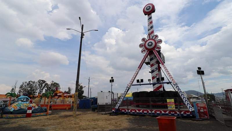 Se desploma juego mecánico en la “Expo Feria de Guadalupe” en Nuevo León  