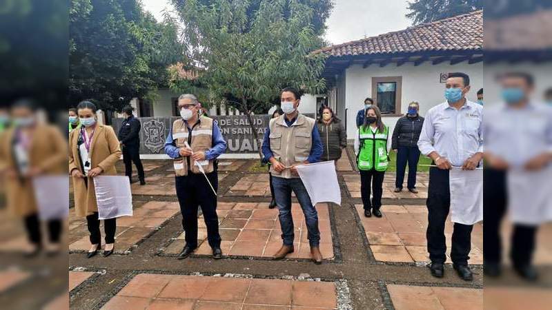 Por Noche de Muertos en Michoacán, la secretaria de salud mantiene operativo sanitario en Zona Lacustre 