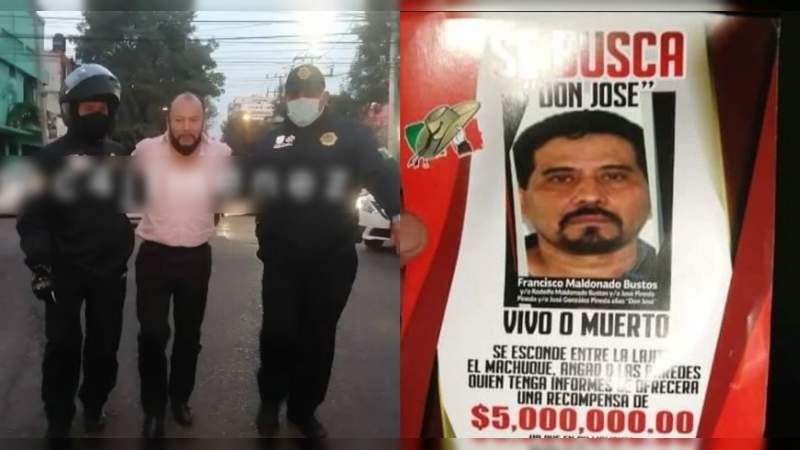 Detienen en CDMX a “Don José”, líder de la Familia en Michoacán y Guerrero: Sus rivales ofrecían 5 millones por él 
