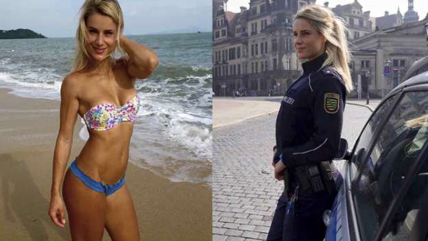 Adrienne Koleszar, la mujer policía más sexy de Alemania  
