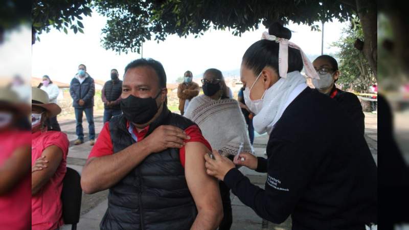 Se inicia la segunda jornada nacional de salud publica, en Pátzcuaro, Michoacán