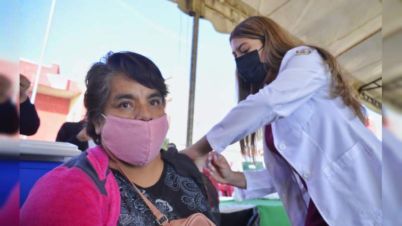 Inicia vacunación contra Covid-19 para rezagados mayores de 18 años en Tarímbaro, Michoacán   