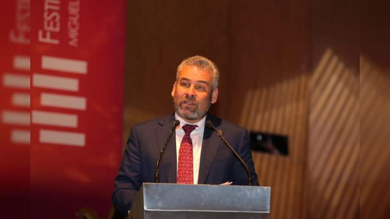 Inaugura Bedolla Festival Internacional de Música de Morelia "Miguel Bernal Jiménez 