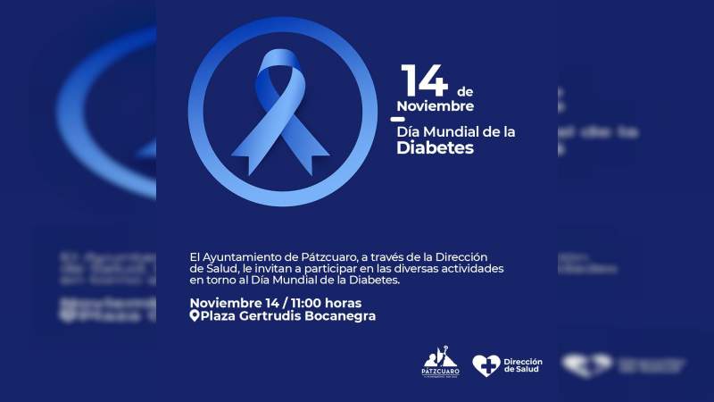 Gobierno de Pátzcuaro concientiza sobre la diabetes Melitus