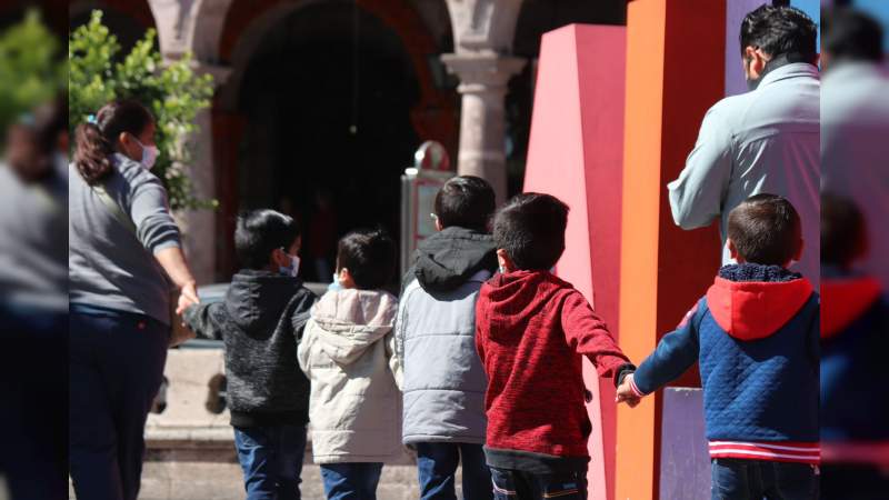 Fomenta DIF Michoacán arte y cultura a niñas, niños y adolescentes en resguardo