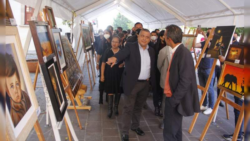 Concluye expo venta “ReinventArte” del Sistema Penitenciario en Morelia  
