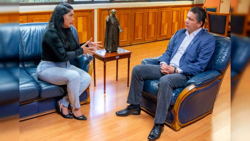 Migrantes michoacanos podrán cursar bachillerato y carreras en línea en UMNSH: Brenda Fraga 