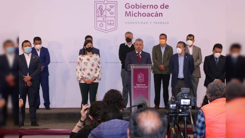 Reemplacamiento en Michoacán es por motivos de seguridad: Bedolla 